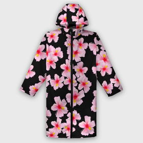 Дождевик унисекс 3D с принтом Цветы желаний в городе Новоалтайск,  |  | flowers | pattern | pink | бутоны | ветки | вишня | восток | восточные | гибискусы | девушкам | лепестки | летние | паттерн | природа | растения | розовыецветы | ромашки | сакура | тропики | узоры | цветочки