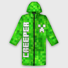 Дождевик унисекс 3D с принтом MINECRAFT CREEPER в городе Новоалтайск,  |  | creeper | game | minecraft | блоки | игра | квадраты | компьютерная | крипер | криппер | майнкрафт | огонь
