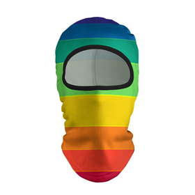 Балаклава 3D с принтом Радуга (Z) в Екатеринбурге, 100% полиэстер, ткань с особыми свойствами — Activecool | плотность 150–180 г/м2; хорошо тянется, но при этом сохраняет форму. Закрывает шею, вокруг отверстия для глаз кайма. Единый размер | rainbow | summer | ирида | летняя | радуга | радужный | разноцветная | семицвет | яркая