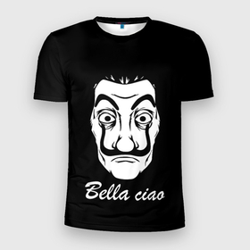 Мужская футболка 3D спортивная с принтом Bella Ciao (Z) , 100% полиэстер с улучшенными характеристиками | приталенный силуэт, круглая горловина, широкие плечи, сужается к линии бедра | bella ciao | ciao | el profesor | la casa de papel | netflix | profesor | resistencia | берлин | бумажный дом | лиссабон | профессор | сальва | токио