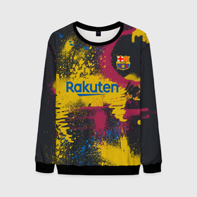 Мужской свитшот 3D с принтом FC Barcelona | La Liga pre-match shirt (2021) в Тюмени, 100% полиэстер с мягким внутренним слоем | круглый вырез горловины, мягкая резинка на манжетах и поясе, свободная посадка по фигуре | Тематика изображения на принте: 0x000000123 | barca | barcelona | fcb | messi | барса | барселона | месси | фкб
