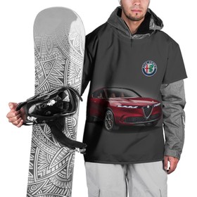 Накидка на куртку 3D с принтом Alfa Romeo в Санкт-Петербурге, 100% полиэстер |  | Тематика изображения на принте: alfa romeo | car | italy | prestige | автомобиль | альфа ромео | италия | престиж