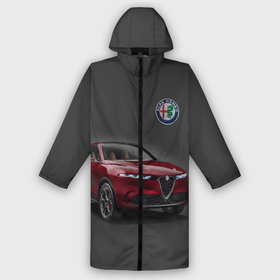 Дождевик унисекс 3D с принтом Alfa Romeo в городе Новоалтайск,  |  | alfa romeo | car | italy | prestige | автомобиль | альфа ромео | италия | престиж