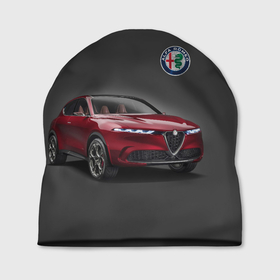 Шапка 3D с принтом Alfa Romeo в Тюмени, 100% полиэстер | универсальный размер, печать по всей поверхности изделия | alfa romeo | car | italy | prestige | автомобиль | альфа ромео | италия | престиж