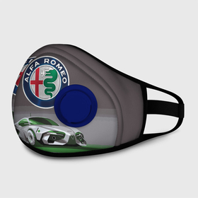 Маска из неопрена с принтом Alfa Romeo motorsport в городе Новоалтайск, неопрен 100% | Форма огибающая нос. Резинки для ушей с дополнительной резинкой на затылке. Клапан для выдоха для активного дыхания при занятиях спортом. Эластичный материал маски и окантовки для лучшего растяжения и прилегания маски.  | alfa romeo | car | italy | motorsport | prestige | автоспорт | альфа ромео | италия | престиж