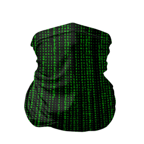 Бандана-труба 3D с принтом Matrix в Белгороде, 100% полиэстер, ткань с особыми свойствами — Activecool | плотность 150‒180 г/м2; хорошо тянется, но сохраняет форму | matrix | интернет | код | компьютер | матрица | символы | хакер