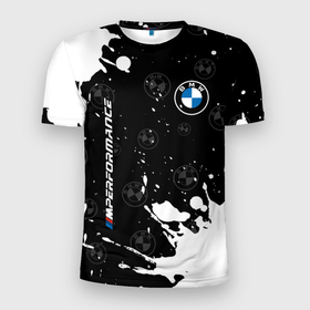 Мужская футболка 3D Slim с принтом BMW   БМВ в Екатеринбурге, 100% полиэстер с улучшенными характеристиками | приталенный силуэт, круглая горловина, широкие плечи, сужается к линии бедра | 2020 | auto | b m w | bmv | bmw | car | logo | moto | performance | power | series | sport | авто | б м в | бмв | игра | игры | иьц | лого | логотип | марка | машина | мото | мотоцикл | павер | перфоманс | серии | серия | символ | спорт