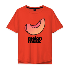 Мужская футболка хлопок Oversize с принтом MELON MUSIC в Санкт-Петербурге, 100% хлопок | свободный крой, круглый ворот, “спинка” длиннее передней части | Тематика изображения на принте: mayot | melon | music | seemee | yungway | вэй | дыни | майот | мелон | мьюзик | сими | янг | янгвэй