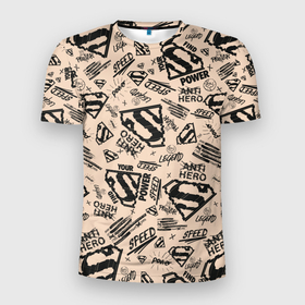 Мужская футболка 3D спортивная с принтом Find your power в Белгороде, 100% полиэстер с улучшенными характеристиками | приталенный силуэт, круглая горловина, широкие плечи, сужается к линии бедра | man | steel | superman | vdzajul | супермен | супермэн