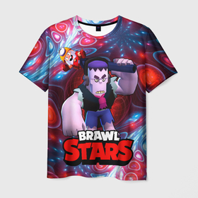 Мужская футболка 3D с принтом Brawl Stars Фрэнк (Frank)  в Тюмени, 100% полиэфир | прямой крой, круглый вырез горловины, длина до линии бедер | brawl | brawl stars | brawlstars | brawl_stars | frank | jessie | бравл | бравлстарс | фрэнк