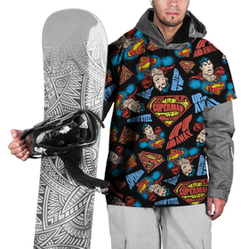Накидка на куртку 3D с принтом Up up and away в Екатеринбурге, 100% полиэстер |  | Тематика изображения на принте: man | steel | superman | vdzajul | супермен | супермэн
