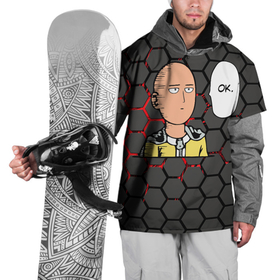 Накидка на куртку 3D с принтом Сайтама согласен в Санкт-Петербурге, 100% полиэстер |  | anime | okay | one punch man | аниме | ван панч мен | ванпанчмен | ок