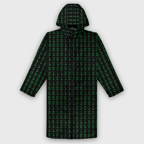 Дождевик унисекс 3D с принтом Бинарный код в городе Новоалтайск,  |  | 1 и 0 | binary | computer | green | matrix | programming | stream | streaming | system | бинарный | буквы | двоичная | двоичный | единицы | зеленые | код | кода | компьютерный | матрица | нули | поток | программирование | символы