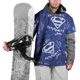 Накидка на куртку 3D с принтом Awake all , 100% полиэстер |  | Тематика изображения на принте: man | steel | superman | vdzajul | супермен | супермэн