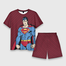 Мужской костюм с шортами 3D с принтом I am your Superman в Белгороде,  |  | man | steel | superman | vdzajul | супермен | супермэн