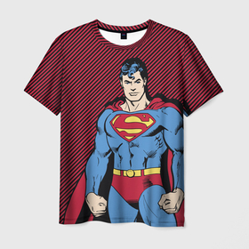 Мужская футболка 3D с принтом I am your Superman , 100% полиэфир | прямой крой, круглый вырез горловины, длина до линии бедер | man | steel | superman | vdzajul | супермен | супермэн