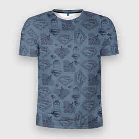 Мужская футболка 3D спортивная с принтом COURAGE в Петрозаводске, 100% полиэстер с улучшенными характеристиками | приталенный силуэт, круглая горловина, широкие плечи, сужается к линии бедра | man | steel | superman | vdzajul | супермен | супермэн