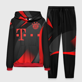 Мужской костюм 3D (с толстовкой) с принтом FC Bayern Munchen в городе Новоалтайск,  |  | bayern | bayern munchen | champions league | fc bayern munchen | germany | munchen | бавария | германия | левандовски | лига чемпионов | мюнхен | рибери | роббен