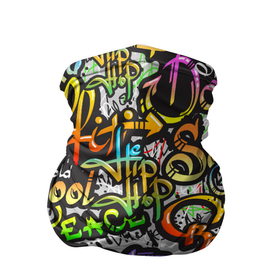 Бандана-труба 3D с принтом Уличные граффити в Петрозаводске, 100% полиэстер, ткань с особыми свойствами — Activecool | плотность 150‒180 г/м2; хорошо тянется, но сохраняет форму | 1990 | 1990 е | 1990е | 90 е | 90е | crazy | dance | graffiti | graffity | hip hop | life | music | old school | oldschool | rap | street | style | west coast | безумные | графити | граффити | девяностые | классика | мир | музыка | олдскул | реп