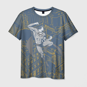 Мужская футболка 3D с принтом Bad guys get COAL в Тюмени, 100% полиэфир | прямой крой, круглый вырез горловины, длина до линии бедер | man | steel | superman | vdzajul | супермен | супермэн