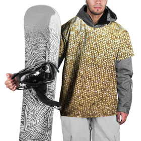 Накидка на куртку 3D с принтом Блёстки в Курске, 100% полиэстер |  | блеск | блёстки | блестяшки | золото