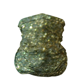 Бандана-труба 3D с принтом Бирюзовый блеск , 100% полиэстер, ткань с особыми свойствами — Activecool | плотность 150‒180 г/м2; хорошо тянется, но сохраняет форму | бирюзовый | блеск | блестящая пыль | зелёный | стразы
