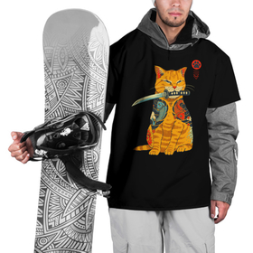 Накидка на куртку 3D с принтом Котик в Санкт-Петербурге, 100% полиэстер |  | Тематика изображения на принте: животное | зверь | катана | кот | котейка | котик | котэ | лайки | лапка | мем | мемы | милый кот | мяу | неон | нож | отпечаток | след