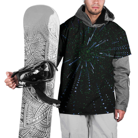 Накидка на куртку 3D с принтом Свет сияние погружение блики , 100% полиэстер |  | абстракция | блики | звезды | космос | линии | погружение | полет | путь | свет | сияние | темный | точки