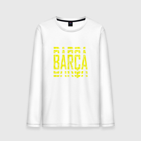 Мужской лонгслив хлопок с принтом FC Barcelona | BARCA (2021) , 100% хлопок |  | Тематика изображения на принте: 0x000000123 | barca | barcelona | fcb | messi | барса | барселона | фкб