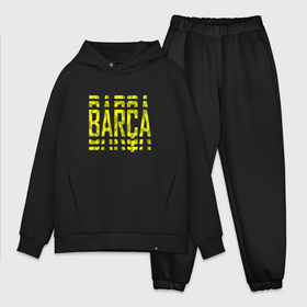 Мужской костюм хлопок OVERSIZE с принтом FC Barcelona | BARCA (2021) в Санкт-Петербурге,  |  | 0x000000123 | barca | barcelona | fcb | messi | барса | барселона | фкб