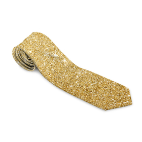 Галстук 3D с принтом Золотой песок в Тюмени, 100% полиэстер | Длина 148 см; Плотность 150-180 г/м2 | блеск | блёстки | золото | песок | розовое золото | розовый | сияние | стразы