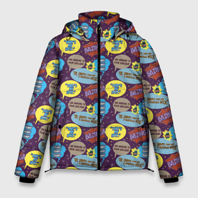 Мужская зимняя куртка 3D с принтом Big Bang theory collage в Кировске, верх — 100% полиэстер; подкладка — 100% полиэстер; утеплитель — 100% полиэстер | длина ниже бедра, свободный силуэт Оверсайз. Есть воротник-стойка, отстегивающийся капюшон и ветрозащитная планка. 

Боковые карманы с листочкой на кнопках и внутренний карман на молнии. | Тематика изображения на принте: bazinga | big bang theory | howard wolowitz | leonard hofstadter | penny | raj | sheldon cooper | stuart bloom | vdgerir | пенни | пэнни | тбв | теория большого взрыва | шелдон | шэлдон
