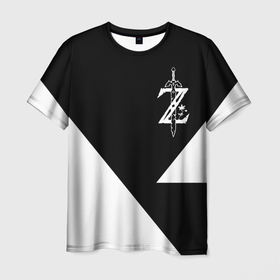 Мужская футболка 3D с принтом ZELDA , 100% полиэфир | прямой крой, круглый вырез горловины, длина до линии бедер | link | nintendo | zelda | зельда | линк | нинтендо
