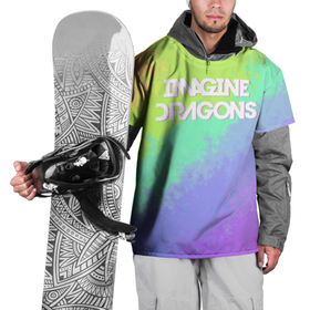Накидка на куртку 3D с принтом IMAGINE DRAGONS , 100% полиэстер |  | dan reynolds | imagine dragons | rock | дэн рейнольдс | рок