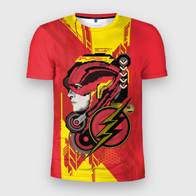 Мужская футболка 3D спортивная с принтом The Flash в Новосибирске, 100% полиэстер с улучшенными характеристиками | приталенный силуэт, круглая горловина, широкие плечи, сужается к линии бедра | flash | justice league movie | vdpartat | лига справедливости | супер герои | флеш