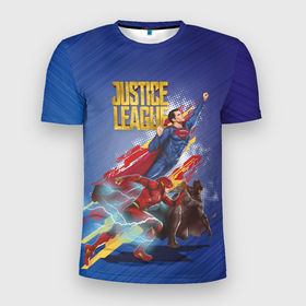 Мужская футболка 3D спортивная с принтом Justice League в Белгороде, 100% полиэстер с улучшенными характеристиками | приталенный силуэт, круглая горловина, широкие плечи, сужается к линии бедра | batman | flesh | justice league movie | superman | vdpartat | бетмен | лига справедливости | супермен | флеш