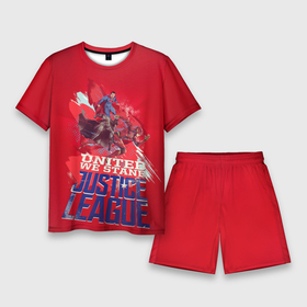 Мужской костюм с шортами 3D с принтом Justice League в Петрозаводске,  |  | batman | flesh | justice league movie | superman | vdpartat | бетмен | лига справедливости | супермен | флеш