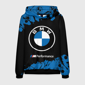 Мужская толстовка 3D с принтом BMW БМВ в Тюмени, 100% полиэстер | двухслойный капюшон со шнурком для регулировки, мягкие манжеты на рукавах и по низу толстовки, спереди карман-кенгуру с мягким внутренним слоем. | Тематика изображения на принте: 2020 | auto | b m w | bmv | bmw | car | logo | moto | performance | power | series | sport | авто | б м в | бмв | игра | игры | иьц | лого | логотип | марка | машина | мото | мотоцикл | павер | перфоманс | серии | серия | символ | спорт