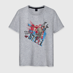 Мужская футболка хлопок с принтом Man of steel в Кировске, 100% хлопок | прямой крой, круглый вырез горловины, длина до линии бедер, слегка спущенное плечо. | man | steel | superman | vdzajul | супермен | супермэн