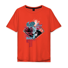 Мужская футболка хлопок Oversize с принтом Super speed в Тюмени, 100% хлопок | свободный крой, круглый ворот, “спинка” длиннее передней части | man | steel | superman | vdzajul | супермен | супермэн