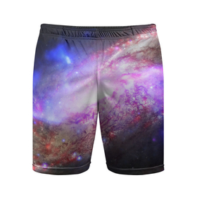 Мужские шорты спортивные с принтом Космическая спираль(D) в Петрозаводске,  |  | galaxy | nasa | nebula | space | star | абстракция | вселенная | галактика | звезда | звезды | космический | наса | планеты