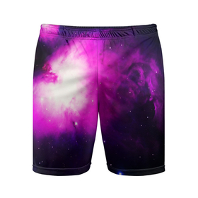 Мужские шорты спортивные с принтом Space(D) в Петрозаводске,  |  | galaxy | nasa | nebula | space | star | абстракция | вселенная | галактика | звезда | звезды | космический | наса | планеты