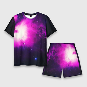 Мужской костюм с шортами 3D с принтом Space(D) ,  |  | galaxy | nasa | nebula | space | star | абстракция | вселенная | галактика | звезда | звезды | космический | наса | планеты