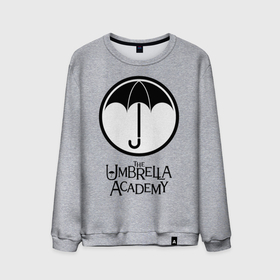 Мужской свитшот хлопок с принтом Академия Амбрелла , 100% хлопок |  | the umbrella academy | umbrella | академия амбрелла | амбрелла | герб | зонтик