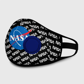 Маска из неопрена с принтом NASA в городе Новоалтайск, неопрен 100% | Форма огибающая нос. Резинки для ушей с дополнительной резинкой на затылке. Клапан для выдоха для активного дыхания при занятиях спортом. Эластичный материал маски и окантовки для лучшего растяжения и прилегания маски.  | logo | logo nasa | nasa | space | америка | арт | космос | лого | лого наса | логотип | логотип наса | наса | спэйс