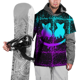 Накидка на куртку 3D с принтом Fortnite Marshmello. , 100% полиэстер |  | archetype | fortnite | fortnite x | game | ikonik | marshmello | raven | архетип | ворон | игра | иконик | маршмелло | фортнайт