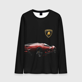 Мужской лонгслив 3D с принтом Lamborghini в Екатеринбурге, 100% полиэстер | длинные рукава, круглый вырез горловины, полуприлегающий силуэт | bolide | car | italy | lamborghini | motorsport | power.prestige | автомобиль | автоспорт | болид | италия | ламборгини | мощь | престиж