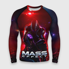 Мужской рашгард 3D с принтом Mass Effect в Курске,  |  | Тематика изображения на принте: n7 | масс эффект | н7 | шепард