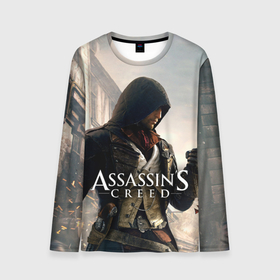 Мужской лонгслив 3D с принтом Assassin s Creed в Кировске, 100% полиэстер | длинные рукава, круглый вырез горловины, полуприлегающий силуэт | asasins | slayer | асасин | ассасин крид | ассассин | тамплиеры