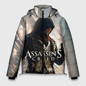 Мужская зимняя куртка 3D с принтом Assassin`s Creed в Тюмени, верх — 100% полиэстер; подкладка — 100% полиэстер; утеплитель — 100% полиэстер | длина ниже бедра, свободный силуэт Оверсайз. Есть воротник-стойка, отстегивающийся капюшон и ветрозащитная планка. 

Боковые карманы с листочкой на кнопках и внутренний карман на молнии. | Тематика изображения на принте: asasins | slayer | асасин | ассасин крид | ассассин | тамплиеры